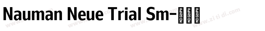 Nauman Neue Trial Sm字体转换